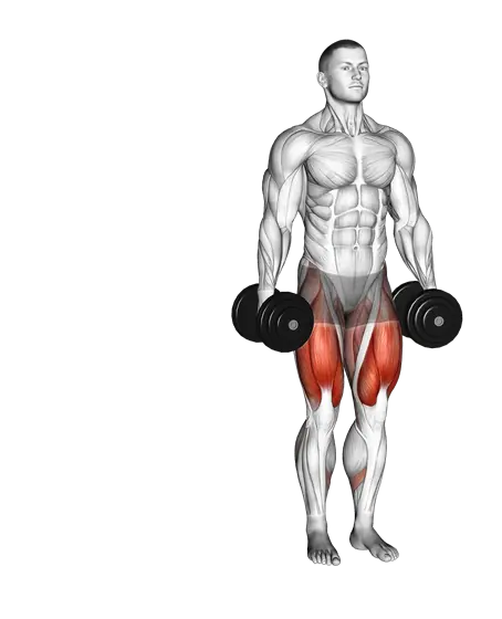 Dumbbell Lateral Lunge — movement illustration 1