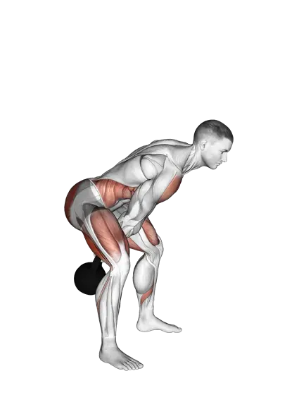 Kettlebell Single-Arm Swing — movement illustration 1
