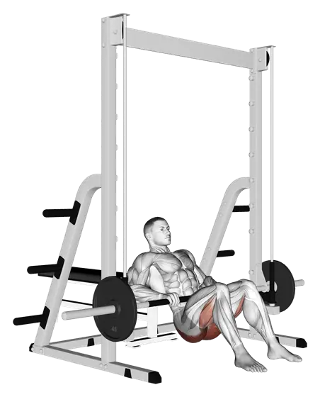 Smith Hip Thrust — movement illustration 1