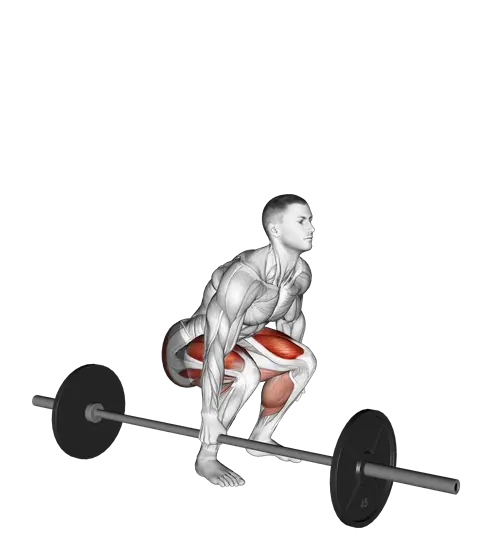 Barbell Single-Arm Side Deadlift — movement illustration 1