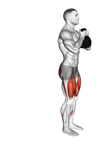 Kettlebell Reverse Lunge — movement illustration 1