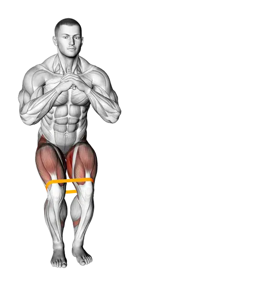 Resistance Band Lateral Walk — movement illustration 1