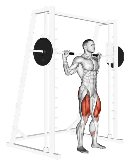 Smith Squat — movement illustration 1