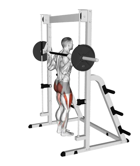 Smith Reverse Lunge — movement illustration 1